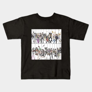 People With Skewer and Satay Kids T-Shirt